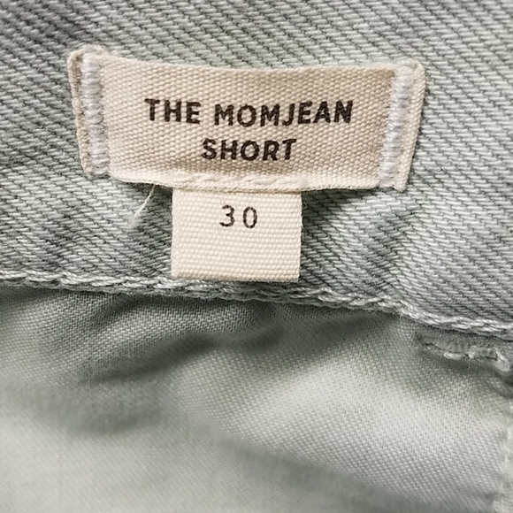 Madewell Denim High-Rise Momjean Short - Picture 6 of 6